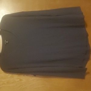 Navy Vneck Long Sleeve Sweater S